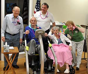 Celebrating the Color Pink at Naperville Senior Center